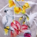 Table Runner Alexandra House Living Grey Textile 180 x 30 cm Velvet Floral Bird