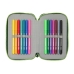 Double Pencil Case Real Betis Balompié Green 12.5 x 19.5 x 4 cm 28 Pieces