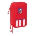 Estojo Triplo Atlético Madrid Vermelho 12,5 x 19,5 x 5,5 cm 36 Peças