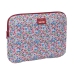 Husă pentru Laptop Nait Nait Flores coimbra burdeos Bordo 34 x 25 x 2 cm