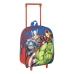 Ratastega koolikott The Avengers Sinine 25 x 30 cm