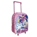 Schoolrugzak met Wielen Minnie Mouse Roze 25 x 28 x 10 cm