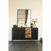 Espejo de pared DKD Home Decor Negro Cristal Hierro Espejo Ventana 90 x 1 x 120 cm 90 x 1,8 x 120 cm