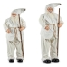 Father Christmas White Plastic 40 x 120 x 49 cm