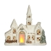 Decoratieve figuren Kerstmis LED Licht Huis 11 x 47,5 x 49 cm Wit Polyresin