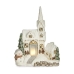 Figura Decorativa Natal Leve LED Casa 18 x 54 x 42 cm Branco Poliresina