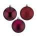 Conjunto de bolas de Natal Roxo Plástico Ø 7 cm (24 Unidades)