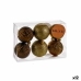 Lot de boules de Noël Ø 6 cm Vert PVC (12 Unités)