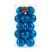 Conjunto de bolas de Natal Azul PVC (12 Unidades)