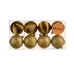 Lot de boules de Noël Vert PVC (12 Unités)