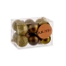 Set kerstballen 4 x 5 x 4 cm Groen Plastic (12 Stuks)