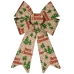 Fiocco Merry Christmas Decorazione Natalizia Multicolore PVC 24 x 34 x 5 cm (12 Unità)