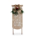 Hanging decoration Sign Sledge Beige MDF Wood 20 x 5 x 69 cm (6 Units)