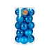 Set di palline di Natale Azzurro Plastica 8 x 9 x 8 cm (6 Unità)