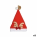 Cappello di Babbo Natale Renna Rosso Dorato 28 x 2 x 39 cm (12 Unità)