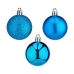 Set kerstballen Blauw Plastic 5 x 6 x 5 cm (12 Stuks)