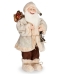 Kerstman Wit Bruin Plastic 22 x 62 x 28  cm (2 Stuks)