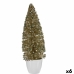 Decoratieve figuren Kerstboom Brons Gouden Plastic 10 x 33 x 10 cm (6 Stuks)