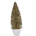 Figurine Décorative Sapin de Noël Bronze Doré Plastique 10 x 33 x 10 cm (6 Unités)