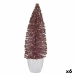 Decoratieve figuren Kerstboom Roze Gouden 10 x 33 x 10 cm (6 Stuks)