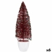 Decoratieve figuren Kerstboom Rood Plastic 10 x 33 x 10 cm (6 Stuks)