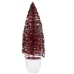 Decoratieve figuren Kerstboom Rood Plastic 10 x 33 x 10 cm (6 Stuks)