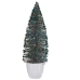 Statua Decorativa Albero di Natale Azzurro Dorato Plastica 10 x 33 x 10 cm (6 Unità)