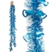 Christmas garland Tinsel Hoods Turquoise Plastic 12 x 12 x 200 cm (36 Units)