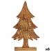 Deko-Figur Weihnachtsbaum Gold Holz 5 x 39 x 22 cm (6 Stück)