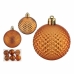 Set di palline di Natale 6 cm Arancio PVC (12 Unità)