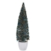 Decoratieve figuren Kerstboom Blauw Gouden Plastic 10 x 38 x 10 cm (6 Stuks)