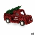 Figura Decorativa Camioneta Espumillón Rojo Verde Polipropileno PET 15 x 18 x 27 cm (8 Unidades)