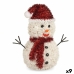 Deko-Figur Schneemann Lametta Weiß Rot Polypropylen PET 24 x 26 x 14 cm (9 Stück)