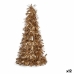 Decoratieve figuren Kerstboom Klatergoud Gouden Polypropyleen PET 27 x 45,5 x 27 cm (12 Stuks)