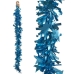 Christmas garland Tinsel Stars Turquoise 9 x 9 x 200 cm (36 Units)