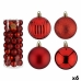 Set kerstballen Rood Plastic 6 x 7 x 6 cm (6 Stuks)