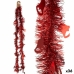 Christmas garland Tinsel Hoods Red Plastic 12 x 12 x 200 cm (36 Units)