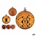 Set kerstballen Oranje PVC Ø 8 cm (12 Stuks)