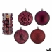 Set de Bolas de Navidad Morado 8 cm PVC (4 Unidades)