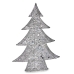 Deko-Figur Weihnachtsbaum Metall Silberfarben 12 x 59,5 x 48,5 cm (3 Stück)