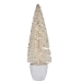 Decoratieve figuren Kerstboom Wit Plastic 10 x 33 x 10 cm (6 Stuks)