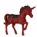 Figură Decorativă Unicorn Roșu Plastic 9,5 x 31 x 40 cm (6 Unități)