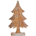 Decoratieve figuren Kerstboom Zilverkleurig Hout 5 x 31 x 15 cm (6 Stuks)