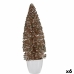 Decoratieve figuren Kerstboom Munt champagne Plastic 10 x 33 x 10 cm (6 Stuks)