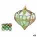 Set kerstballen Diamant Groen Plastic 8 x 9 x 8 cm (12 Stuks)