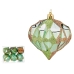 Set kerstballen Diamant Groen Plastic 8 x 9 x 8 cm (12 Stuks)