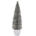 Decoratieve figuren Kerstboom Zilverkleurig Plastic 10 x 38 x 10 cm (6 Stuks)