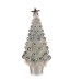 Decoratieve figuren Kerstboom Zilverkleurig Polypropyleen PET 16 x 37,5 x 16 cm (12 Stuks)