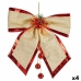 Lasso Christmas bauble Red Golden Plastic 53 x 50 x 9 cm (4 Units)