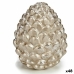 Decoratieve figuren Dennenappel Zilverkleurig Keramisch 6 x 7 x 6 cm (48 Stuks)